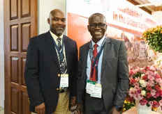 Clement Tulezi and Hosea Machuki of the Kenya Flower Council