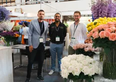 Meindert Roosendaal of Sosani, Jay Shah with Sandpro and Cedric Saborowski of Blooming innovation
