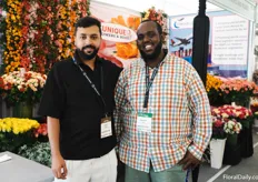 Khalid Bander en Abubakar Hajir of Yunique flowers and Roses, They focus on the Middle East.