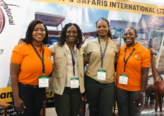 Winfred Akinyi and her team arrange flights and safaris for tourists
