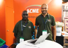 Nirav Haria and Moses Odhiambo with Acme. After a couple of years they are back at Iftex.