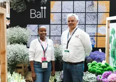 Alejandro Umaña and Mildred Anyango of Ball. They have been supplying Kenyan growers for over 12 years.
