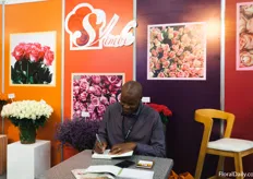 the booth of Simbi roses