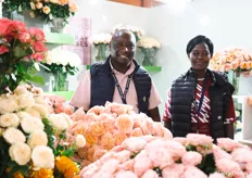 Julius Ruto with Karen Flowers