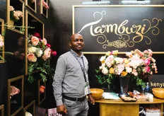 Daniel of Tambuzi Garden Roses. They are the first B Corp-certified grower in Kenya’s flower industry.