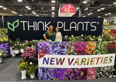 The team with Think Plants showed several new varieties. In the photo Paula Scott and Anik Graves