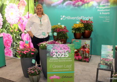 Mazanne Pennings of HilverdaFlorist. The company recently announced a cooperation with Aris-Green Leaf Plants for the exclusive production and distribution of all potted Dianthus in North America, starting February 1, 2025. 