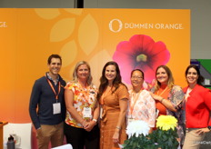 The Dummen Orange team ready for the show