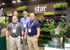 Tim Wood, Jack O’Donnell, Jeff Kundric and John McDonough of Star Roses and Plants