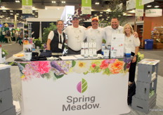 Ginny Squires, Mikal MacDonald, Jonathan Marchel, Jeremy McAdow and Terri Collins from Spring Meadow Nursery, a family-owned wholesale shrub liner nursery in Michigan