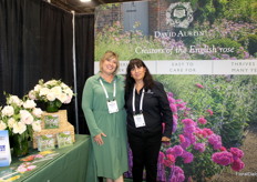 Rebecca Koraytem and Sonia Johnson of David Austin Roses