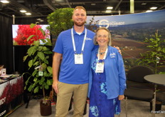 Craig Hallman and Nancy Buley of J. Frank Schmidt & Son Co.