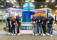 The team of Priva present at the show