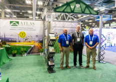 Bill Mathis, Steven Elliot, and Mark Davis with Atlas Greenhouses