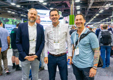 Christian Eidam, Menno Chemie, walks into Eric Highfield and Patrik Borenius, Green Automation