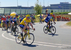 Kees Stijger leading the Westland caravan.