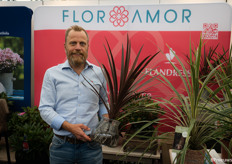 Christoph Peters showcases FlorAmor's peat-free Cordyline Australis