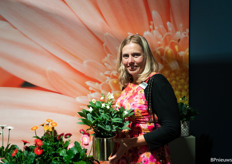 Anita of Nursery Martin van der Velden shows off the hellebores, the hellebores season has started again.