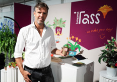 Ronald van der Knaap of Kwekerij Tass shows off their Mikado plant, of which they are the only grower in the Netherlands.