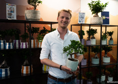 Berend Buijsman of Oriental Group, they market bonsai trees from China.