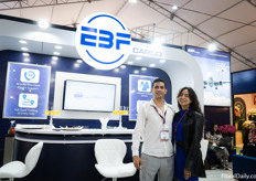 Patricio and Karen Brito of EBF Cargo, they are brother and sister