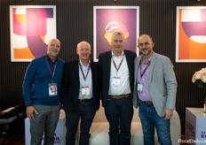 Jeroen van Oudheusden, Richard Fernandez and Tony Bruggink of FSI with Alejandro Martinez of ExpoFlores