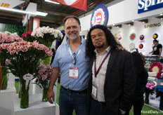 Martin Yepes of FloriaExpress with Cesar Guzman of Könst Colombia