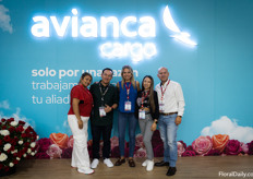 Avianca Cargo team, they are an all-cargo airline transporting flowers from Latin America to Miami