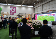 At the last hours of the expo there was a soccer match between Ecuador and Paraguay which caught many’s attention