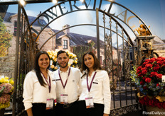 The Flower Village team with Cristina Mishell Munoz Ramos, Juan José Pineros Aza and Emilia Alvarez