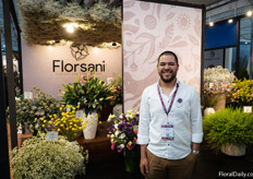 Alvaro Montalvo of Florsani, a grower that does summerflowers and gypsophilia 