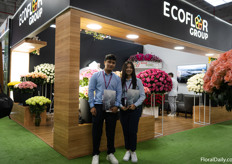 Isaac and Melani representing EcoFlor Group