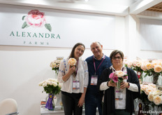 Jose Roberto Azout, President of Alexandra farms with Pilar Buitrago and Maria Ines Venegas