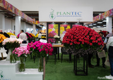 At the Plantec booth, which Interplant Roses is a part of