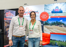 Always present and always meeting many clients and connections: George and Miranda de Groot