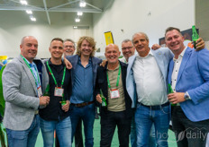 The Dutch soccer team of 1988, together with some new talents: Roeland van Dijk, Mike Roumen, Peter Stuyt, Daan Geers, Tino Rikkers, Johan van Erven, Jan Vellekoop, Roy van Gaalen