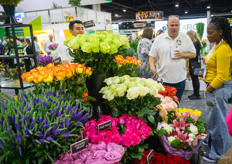 David William Rich with Rainforest Farms shows the assortment of the company at the Fresh Produce Show 2024