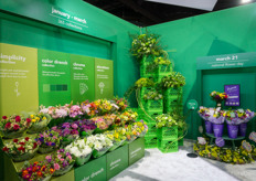 The inside of the Gems booth featured several holidays throughout the year, and the possibilities for flowers with each holiday