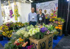 Doug Stinson and Ana Andrade with Sun Vista Farms