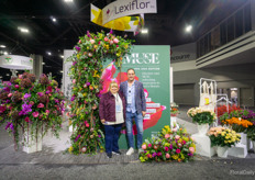 Jackie Reidenbach and Mark Schrama, Lexiflor. The fresh-cut flower provider offers a variety of blooms from all over the world. 