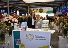 Madeleine Lauer and Julia Duckstein of Import Promotion Desk. There were 12 companies at the stand and in total at the IFTF, 15.