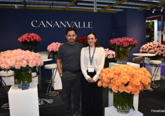 Francesco Torri and Gabriela Davalos of Cananvalle, an Ecuadorian grower of roses. Next year they will celebrate their 40th anniversary.