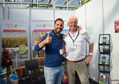 Luke Broersen of Zabo Plant with Theo van der Sande of Growine LLC.