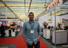 David Marin of Deliflor Americas was also visiting the show.