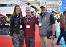 Nicole Palazzo of City Line Florist in Connecticut, steve Dionne of Calflowers and Joost Bongaerts of Florabundance, Inc., That Flower Feeling ambassador.