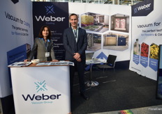 Sylvia van Uden and Branimir Curcic from Weber Vacuum Group presented their vacuum cooling solutions.