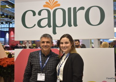 Jose Manuel Henao and Paulina Cordoba of Flores el Capiro, a Colombian grower of chrysanthemum.