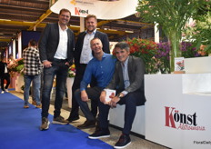 The new leadership of Könst Alstroemeria; Paco van der Louw, Geert Burger, Martin Buter and Jelle Posthumus. See here the article of the announcement that was published in September: https://www.floraldaily.com/article/9656278/nl-konst-alstroemeria-announces-take-over-and-new-board-members/ 