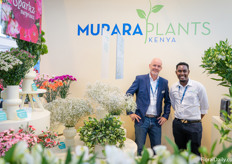 Sjaak Sijm and Billy Chege with HilverdaFlorist/Murara Plants