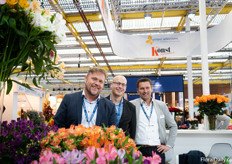 The Konst Alstroemeria team with Paco van der Louw, Lars Schalkers and Bart Tesselaar